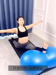 90*45cm Anti-Burst Peanut Yoga Ball for Home Exercise Fitness Equipment Sports Gym Yoga Pilates Trainning with Pump