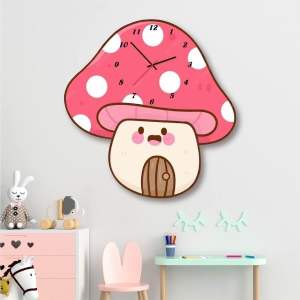 Đồng hồ gỗ trang trí phòng cho bé đáng yêu