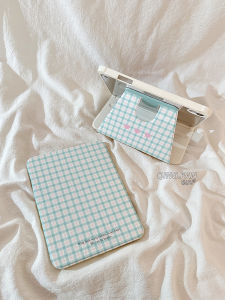 Blue Plaid Rotatable Stand   pro Protective Case with Pen Slot 11 Inch 10.2 New Cute Pro13 Tablet Cover 10.9