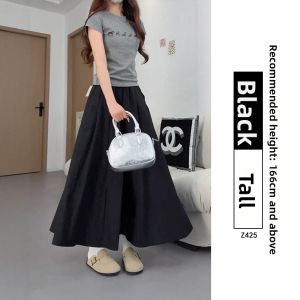 XIANYIJIAO | Cool Silk A-line Skirt-Pants