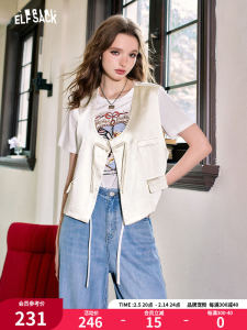New Chinese Style Womens Vest Summer Outerwear Unique National Style Shoulder Pad Tank Top Polyester Fiber Short Length U Neck