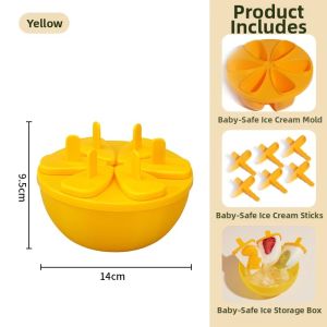 CHAHUA | Child-friendly Mini Ice Cream Mold Food-grade Soft Silicone