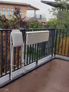 Balcony railing bar table balcony table hanging balcony bar table iron bar table household household bar wall hanging desk ocnal table