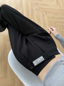 High Waist Silk-like Wide Leg Pants