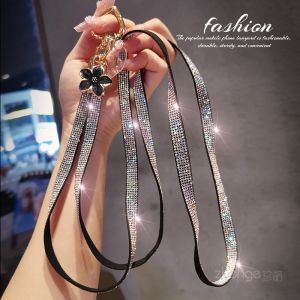 Luxury Crystal Phone Strap Crossbody Womens Fashion High-End Hanging Decoration Anti-Loss Phone Case Cover Chain Bag Strap