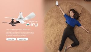 *With Installation Available!* KDK Airy 40"/48"/56" Ceiling Fan with Wifi Connectivity DC Motor Dimmable LED Remote Control (F40GP /E48GP / E48GHP/ H56GP)