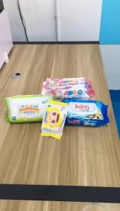 Baby Wet Wipes Tisu (100 pieces) Without Alchohol with Alora Vera Tisu Basah Pop-Top Packs Sensitive Wet Tissue 婴儿湿纸巾100 张