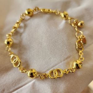 Gelang Bola Canel Lapis Emas Kuning Gold