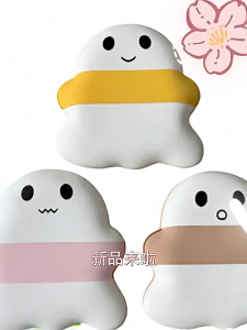 [BISA COD] SPONS FOUNDATION MODEL BONEKA GHOST BEAUTY APPLICATOR SPONGE BEDAK BASAH SPONGE CUSHION POWDER PUFF