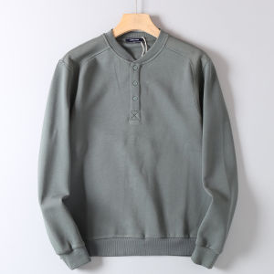 Áo Nỉ Cổ Tròn Dày Phong Cách Mỹ Cổ Điển Dành Cho Nam Áo Nỉ Cổ Tròn Mùa Xuân Thu Thường Ngày Đa Năng Chất Lượng Nguyên Bản