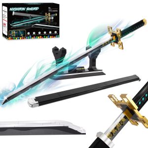 Demon Slayer Sword Compatible with Lego39 inch Tokitou Sword Building Blocks with sheath and stand Boy Samurai Demon Slayer Gift771 pieces