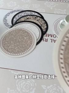 Heat-resistant Place Mat Leather Waterproof Oil-resistant No-wash Retro Luxury Tableware Pad