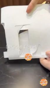 Kiss T-Shirt 1 Set Boyfriend Girlfriend Couple | Baju Kaos Polos Kisses Inisial Huruf Nama Cap Bibir