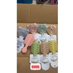 Lược gai gỡ rối tóc tạo kiểu tóc massage da đầu size nhỏ 13.5cm cán nhựa màu pastel xinh xắn.