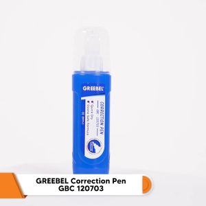 GREEBEL Tip-Ex/Correction Pen GBC 120703/Tipex Cair/Tip X/Tipe Ex cpt kering gk bau utk anak sekolah