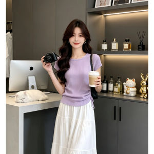 Shalldoer | Slimming High Waist Knit Outfit Two-Piece