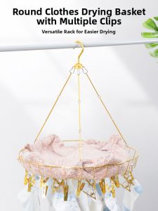 Clothes Hanger for Socks and Underwear With Clips
