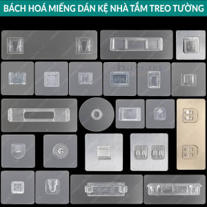 Miếng Dán Kệ Nhà Tắm Treo Tường Hamart 10 Mẫu Dán Dự Phòng Oenon Ecoco Đa Năng Siêu Dính