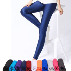 Yingbao Slim Legging Solid Color Milk Silk Skinny Plus size high waist Yoga Pants for Women Ladies Office Work Wear Running