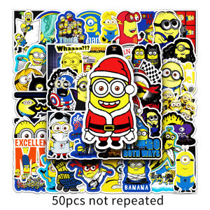 Yellow Fellow Cartoon Stickers 50 Pieces Doodle Notes Mobile Phone Stickers Cute Dimension Coloring Graffiti Scrapbooking