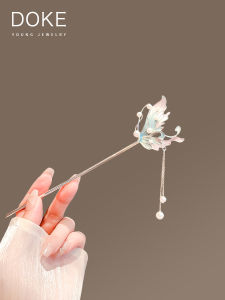 เครื่องประดับผมแบบมนุษย์maid หางฉลาม ตกแต่งผมแบบเรียบง่าย สไตล์โบราณ สำหรับผู้หญิง เครื่องประดับผมแบบลำลอง ดอกไม้ ดอกไม้ ดอกไม้