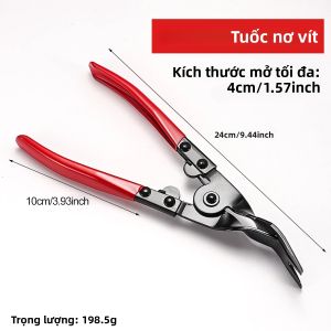 Bộ Dụng Cụ Tháo Kìm Tự Động Cho Ống Nước Ống Mềm Vòng Đai Phẳng Kẹp Ống Phụ Kiện Sửa Chữa Xe Máy Xe Tải Rơ Moóc Ô Tô