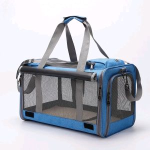 Cat Carrier Bag Pet Travel Carrier untuk bawa kucing travel murah Foldable Dog Carrier Korean Style Airline Approved for Small Dogs Cats 宠物外出包 猫包 狗包