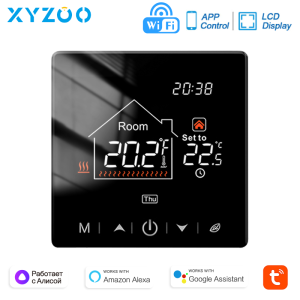 WiFi Water/Electric Floor Heating Thermostat Gas Boiler Temperature Controller Tuya/Smart Life APP Alexa Google Home Voice