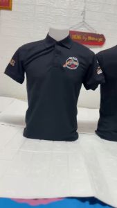 เสื้อโปโล Glock ผู้ชาย สีดำ ผ้านิ่มใส่สบาย เสื้อโปโล Glock ผู้ชาย สีดำ