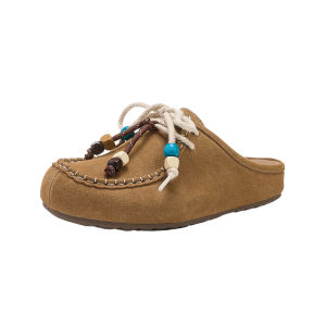 Semir | Guốc Nữ Phong Cách Birkenstock Retro Bít Mũi Trượt Chân