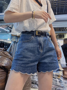 High Waist A-Line Denim Shorts Women Summer 2025 New plus Size Hot Pants Wide Leg Casual Cotton Elastic Cool Feeling Shorts