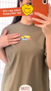 Oversized / Kaos Oversized Wanita - YOU CAN SMILE - NAOTEE KAOS