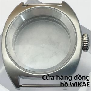 Vỏ Đồng Hồ Bằng Thép Không Gỉ Màu Bạc 36mm/39mm Với Kính Khoáng Hình Vòm Dành Cho Bộ Máy NH34 NH35 ETA2824 PT5000 Mingzhu2813 Miyota8215