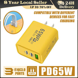 PD 65W USB C Charger Fast Charging Quick Charge 3.0 Type C Charger Adapter for IPhone 14 13 12 Xiaomi Samsung USB C Wall Charger