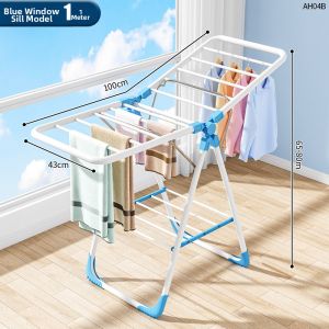 Foldable Wing-shaped Stainless Steel Clothes Drying Rack