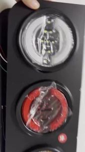 New Waterproof Flow Steering Turn Signal Lamp Car LED Tail Light Rear Lamps Pair Boat Trailer 24V Rear Parts For Trailer Truck