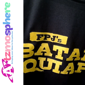 BATANG QUIAPO Black High Quality DRIFIT T-shirts  | COCO MARTIN LOVI POE IVANA ALAWI | FPJ