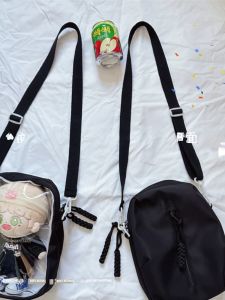 Túi Đeo Chéo Trong Suốt Phong Cách Nhật Bản Đơn Giản 20cm Mẫu Mới Túi Vuông Nhỏ Đeo Vai Đơn Mặt Đôi Đi Làm Mùa Thu Túi Đeo Chéo Nhỏ