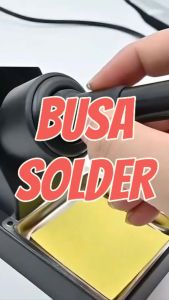 Busa Spons Busa Cleaner Pembersih Sisa Kotoran Timah Mata Solder Soldering Persegi Panjang  Tipe Cleaner Sponge Foam 50x35 mm