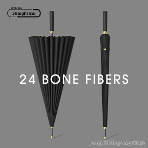 jeagutt | Large Strengthened Wind-Resistant Heavy Rain Auto Straight Umbrella