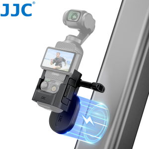 JJC Magnetic Mount Stand For DJI OSMO Pocket 3 Expansion Adapter W Cold Shoe Supports LED Lights Microphones Pocket3 Accessories