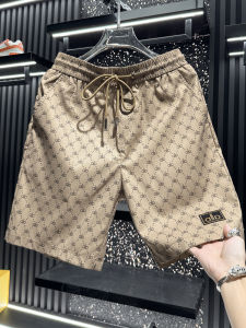 FGD | Plaid Ice Silk Casual Shorts 5-Inch Length