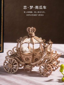 3D Wooden Puzzle Model Assembly Handmade Toy Educational Brain Teaser Student DIY Craft Building Blocks Spatial Reasoning