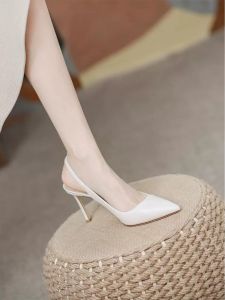 Ko Bertha Spring Summer 2024 New Fashionable Shallow Water High Heel Sandals with One-Word Buckle Casual Style for Women