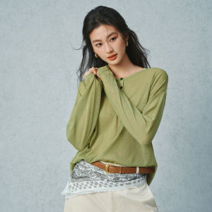 SEIFINI | Loose Linen Airy Summer Blouse Sun Protection Long Sleeve