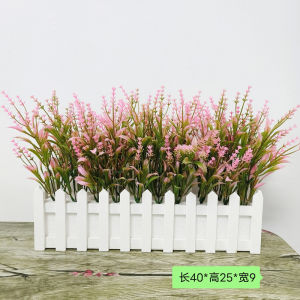 Rustic Style Artificial Flower Arrangement Living Room Desktop Decorative Plant Pot Simulation Green Plant Decoration