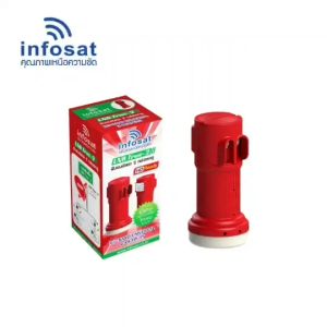 Infosat LNB Universal True-2 ไทยคม8 หัวรับสัญญาณดาวเทียม 2ขั้ว อิสระ