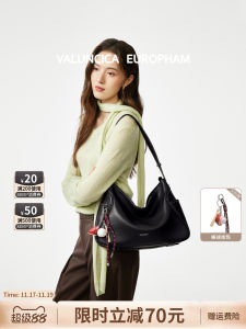 Valuncica Large Capacity Coca-Cola Pattern Commuter Tote Bag Womens Single Shoulder Slant Cross Bag Fashionable Soft Leather