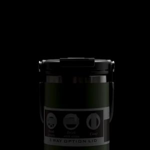 Stainless Steel Handheld Thermos Insulated Vacuum Tumbler Hot or Cold Mug Bottle with Straw Handle