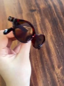 New Small Oval Sunglasses for Both Men and Women Fashionable Retro Hip-hop Sunglasses